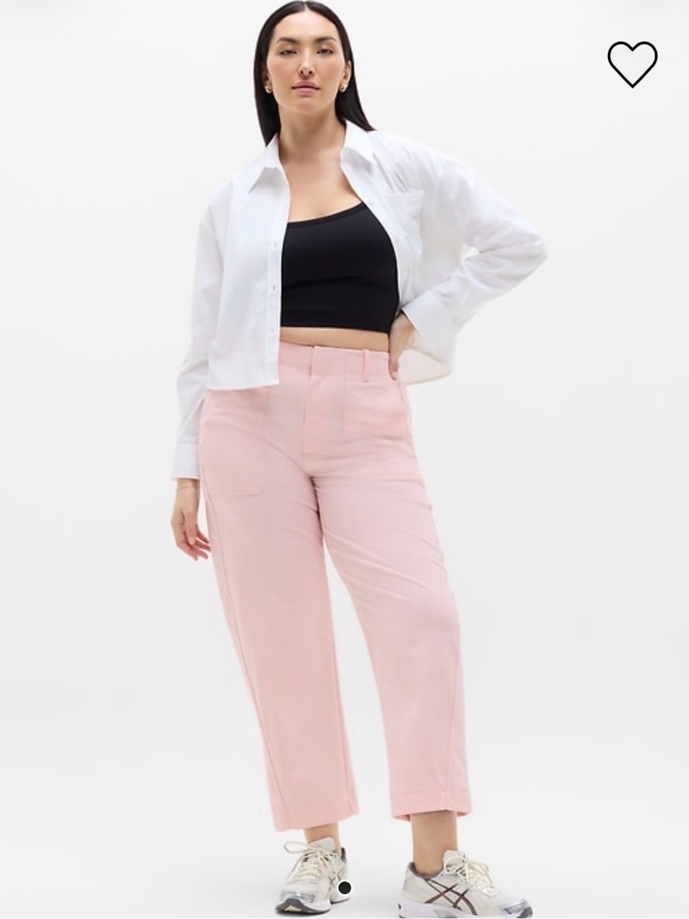 NWT Athleta skyline Utility High-Waist Barrel Leg Pink Pants US 0/T